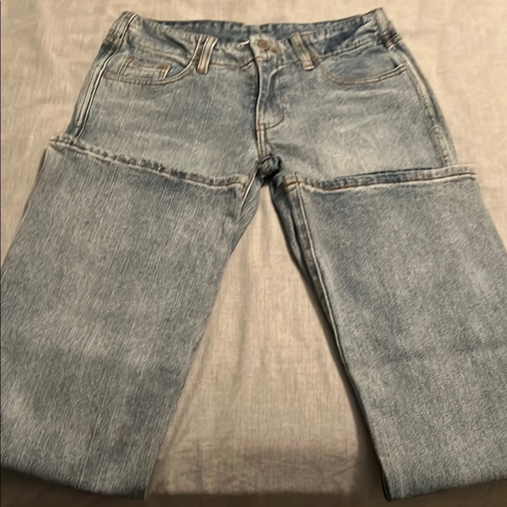 Brandy Melville Light Blue Flare Jeans